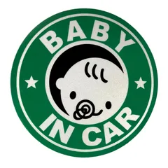【送料込】【ヨロズラボ】BABY IN CAR マグネット ステッカー 赤ちゃん