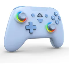 Switch コントローラー 自動連射機能 背面ボタン付き マクロ機能 Bluetooth接続 6軸ジャイロセンサー 7色RGBライト 1000mAhバッテリー 長時間使用 4段階HD振動 Switch/Lite/OLED/Android/PC/iOSに対 0