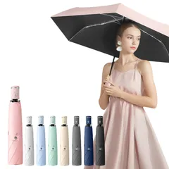 【特価商品】断熱 遮熱 軽量 遮光 UPF50+ コンパクト uvカット99% 体感温度-15℃ 日傘 丈夫 ワンタッチ 超撥水加工 折り畳み傘 大きい 自動開閉 レディース 】晴雨兼用 折りたたみ傘 濡れない102cm メンズ / 超軽量でスマホより軽い 収