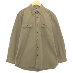 古着 カーハート Carhartt ORIGINAL FIT 長袖 ボタンダウン ワークシャツ メンズL相当/eaa476745