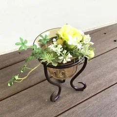 キャンドルホルダー キャンドルスタンド 一輪挿し 1灯 灯り ウォールデコ ガラス アイアン かわいい おしゃれ キャンドル アロマキャンドル ディスプレイ