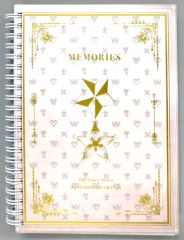 [중고] 노트 메모장 MEMORIES 오리지널 링 노트 (화이트) [킹덤 하츠 III] e-STORE 관련 상품 구매자 한정 선물 캠페인 당선품