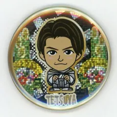 【中古】バッジ・ピンズ(男性) TETSUYA(EXILE THE SECOND) プチキャラ缶バッジ 2019正月ver. EXILE TRIBE STATION オンラインカプセル