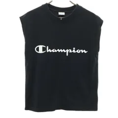 FRAY I.D フレイアイディー Champion チャンピオン コラボ ノースリーブ カットソー FREE ブラック レディース 古着