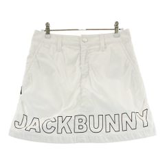 jack bunny 0サイズ スカート 白色 ビックロゴ ゴルフスカート 美品
