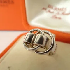 ❣️エルメス❣️HERMESドゥザノーリング指輪✨9号【美品】ヴィンテージ ❣️エルメス❣️HERMESドゥザノーリング指輪✨9号【美品