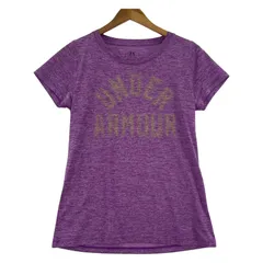 UNDER ARMOUR アンダーアーマー   半袖カットソー sizeSM/パープル