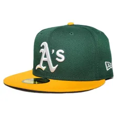 ニューエラ ベースボールキャップ 帽子 NEW ERA 59fifty メンズ レディース MLB オークランド アスレチックス 6 3/4-8 1/4