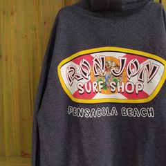 90s 90年代 vintage ヴィンテージ　ビンテージ サーフ系 オールドサーフ  RON JON ロンジョン  パーカー プルオーバーパーカー スウェット　パーカー  バックプリント