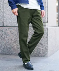 新品 未使用 JIGGYS SHOP(ジギーズショップ)センタークリースイージーパンツ 217609 カーキ