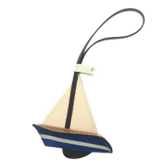 エルメス　チャーム　セイル　セイル24 ヨット HERMES Sail 24 Yacht Charm With Box Epsom Barenia Leather