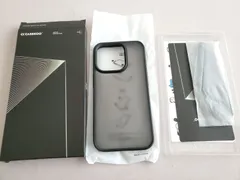 ★CASEKOO iPhone 15 Pro 用 ケース マットブラック 耐衝撃 滑り止め 指紋防止 米軍MIL規格 マット仕上げ ストラップホール付き 黄変防止 耐久性 カバー ワイヤレス充電対応