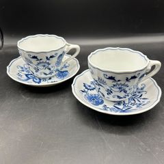 ★2客セット Blue Danube ブルーダニューブ カップ&ソーサー