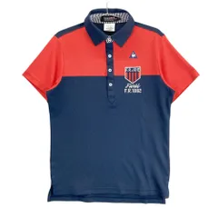 サイズ：M LE COQ GOLF ルコックゴルフ  半袖ポロシャツ  ネイビー系 [240101446520] ゴルフウェア メンズ ストスト