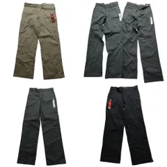 古着卸 まとめ売り ディッキーズ Dickies 874 ワーク パンツ デッドストック 5枚セット (メンズ W36 /W30 ) ブラック  中古 古着 NA2096