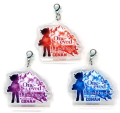 【中古】キーホルダー 江戸川コナン アクリルチャーム3個セット 「劇場版 名探偵コナン 隻眼の残像」 劇場グッズ