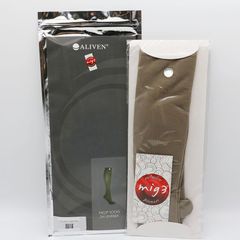 未使用 インヴェル invel ソックス（カーキ） mig3 SOCKS 3/4 ユニ