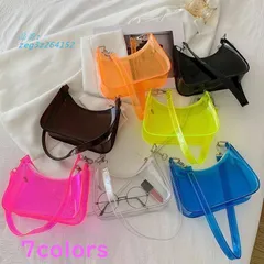 お取り寄せ商品 ショルダーバッグ レディース スマホショルダー クリアショルダー お財布 ストラップ付き 透明 携帯 肩掛け おしゃれ ファ 肩がけ かわいい PVC  zeg3z264152