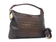 ココセリュックスゴールド　 クロコダイル風レザー ショルダーバッグ 2025年最新】cococelux goldの人気アイテム - メルカリ