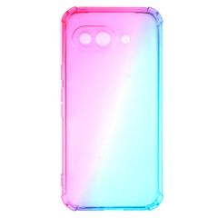 Google Pixel 9a ケース グラデーション 耐衝撃 ソフト ケース 【Color】ピンク・グリーン