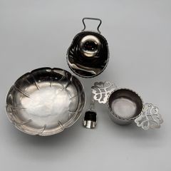 MAPPIN&WEBB　マッピン&ウェッブ　ティーストレーナー　シュガースカットル　トレー　3点セット　お250318-1