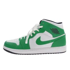 NIKE ナイキ スニーカー DQ8426-301 Air Jordan 1 Mid Lucky Green エアジョーダン1 ミッド ラッキーグリーン グリーン系 30.0cm【中古】