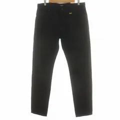 フェンディ FENDI 2021年製 ブラックデニムパンツ ジーンズ ストレート ロング ロゴ金具 34 34 L 黒 ブラック ■GY19 /MWのサムネイル