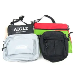 コールマン/バンズ他 ショルダーバッグ・エコバッグ・ポーチ 5点セット 鞄 カバン ブランド まとめて 大量 レディース 【中古】