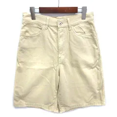ユニクロ ユー UNIQLO U デニム バミューダ ショーツ ハーフパンツ ベージュ 27 476946