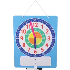 SEWACC 1 セット 時間 教育 補助具 磁気 時計 子供用 おもちゃ 時計 学習用 教室 学習 時計 練習 時計 実用用 時計 おもちゃ 時計