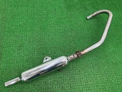 エストレア マフラー K396 カワサキ 純正 バイク 部品 BJ250A ESTRELLA フルエキ 修復素材やカスタム素材に 品薄 車検 Genuine 【中古】 47