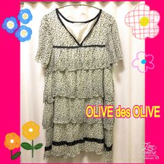 OLIVE des OLIVE✨花柄チュニック🩷フリーサイズ
