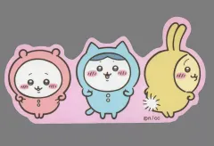 【中古】シール・ステッカー パジャマ アニメ『ちいかわ』 スマホに貼れるサイズのステッカー 「ちいかわ なんか小さくてかわいいやつ ちいかわ＠お台場冒険王2024」 ちいかわお台場商店グッズ