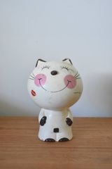 水森亜土 ねこ サンリオ 陶磁器 マスコット 貯金箱 - メルカリ