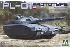 【中古】プラモデル 1/35 ポーランド軍 PL-01 試作軽戦車 ’ステルスタンク’ [TKO2127]のサムネイル