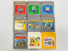 Nintendo ゲームボーイ ポケットモンスター 赤 緑 青 ピカチュウ スーパーマリオランド たまごっち 9本セット 早い者勝ち★ NK-15