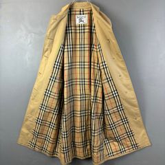 old vintage Burberrys' soutien collar coat オールド バーバリー ステンカラーコート スプリングコート ベージュ 内側ノバチェック柄 レディース 85-95-160 11AB3