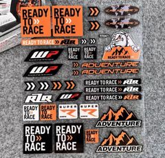 ★アウトレット新品★ MotoGP RACING KTM レーシング ステッカー 24 x 29 cm 反射 KTM READY TO RACE シール デカール グッズ