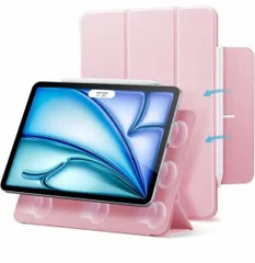 ★ESR iPad Air 11インチケース(2024) iPad Air 第5/4世代 ケース(2022/2020)、iPad Pro 11 ケース(2018)専用 ピンク