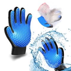Jiobbo ペット ブラシ グローブ 手袋 猫 犬 【259本ブラシ&左右1ペア】 毛取り手袋 抜け毛取り クリーナー マッサージ 猫手袋 皮膚に優しい 洗い可能 柔軟 通気性 グルーミンググローブ お風呂用 猫 ブラシ 猫犬 短毛 中毛 長毛