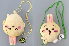 【中古】バッグ 全2種セット ぬいぐるみポシェット 「ちいかわマーケット ちいかわくじ ちいかわ なんか小さくてかわいいやつ うさぎだらけくじ」 C賞