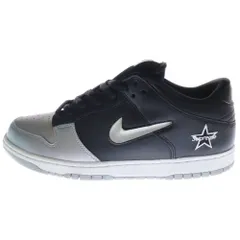 NIKE SB (ナイキエスビー) ×Supreme DUNK LOW OG QS METALLIC SILVER シュプリーム ダンクロー メタリックシルバー ローカットスニーカー ブラック/シルバー CK3480-001 US10.5/28.5cm