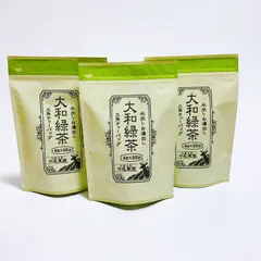 ●3袋セット【緑茶ティーバッグ】奈良　大和茶　緑茶　煎茶　20p入り袋　中尾農園