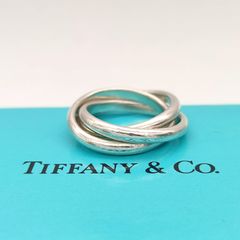 11号 Tiffany&co 3連 トリニティ リング シルバー Ag925 Tiffany ティファニー トリニティリング 3連 シルバー925 11号