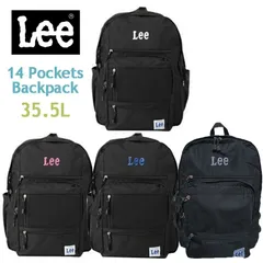 LEE リー 14ポケットバックパック 35.5L スチューデントリュック Dパック ブランド PC タブレット 収納 大容量 通学/通勤 入学/新学期 中高生 大人 男女兼用のサムネイル
