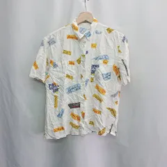 ◇ ⊂ Mademoiselle NONNON　マドモアゼル ノンノン 全体にイラスト 半袖 半袖シャツ サイズ ホワイト系 レディース E  【1505220010666】