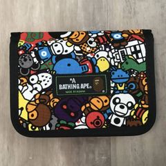 ★新品★ ミラー付き コスメ ポーチ a bathing ape BAPE Pouch MILO Animal Safari エイプ ベイプ アベイシングエイプ マイロ