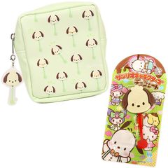 ポチャッコ 不二家棒付きチョコレート＆ポーチ セット 化粧ポーチ サンリオ sanrio キャラクター