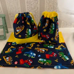 はたらくくるま  コップ袋3点セット