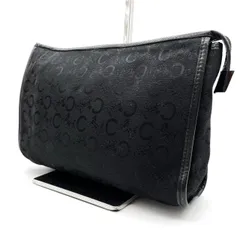 【極美品】 CELINE セリーヌ ポーチ セカンドバッグ 黒マカダム 人気 セリーヌ CELINE クラッチバッグ セカンドバッグ マカダム 茶